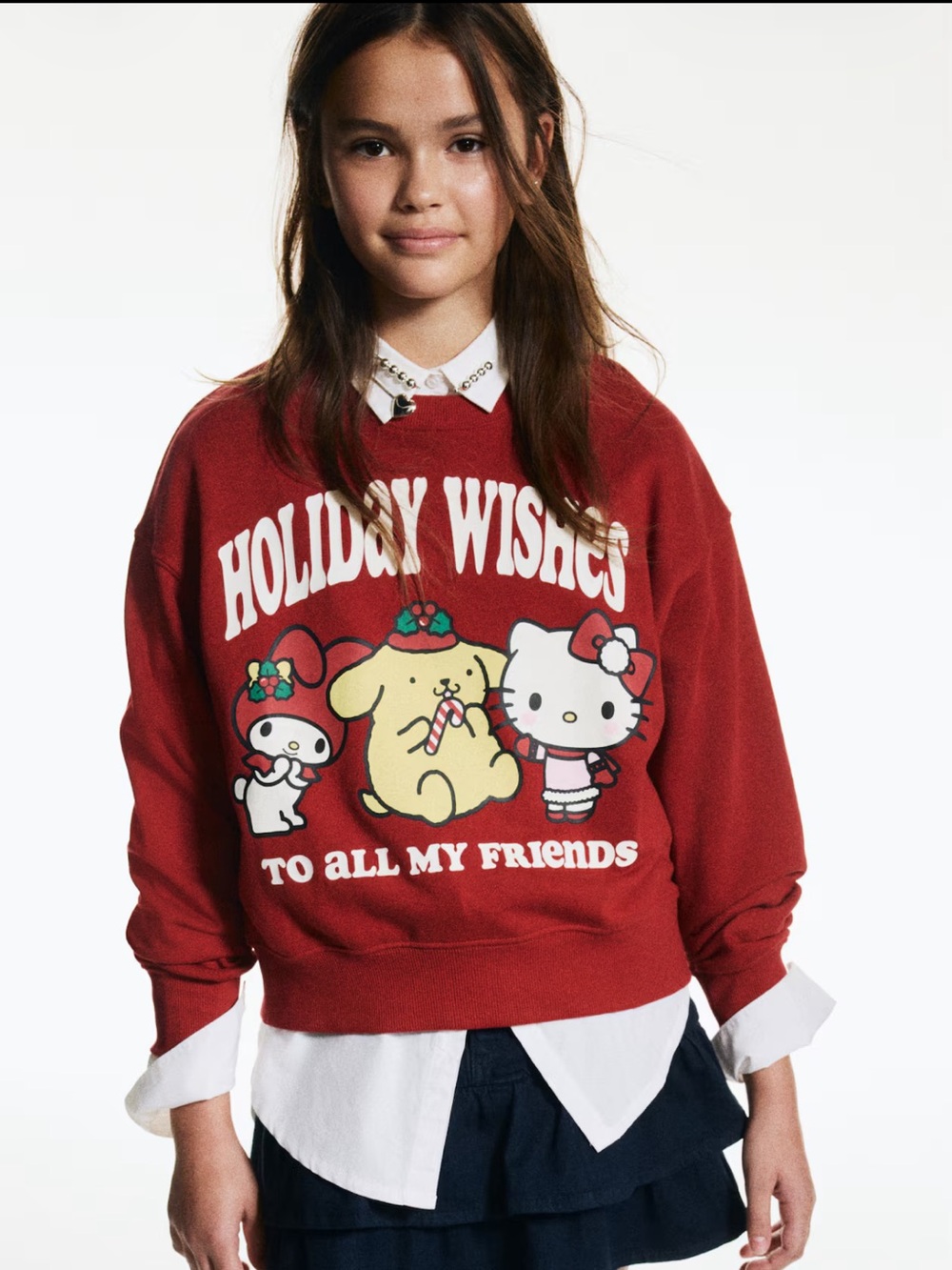 Women’s Sanrio and friends holiday crewneck